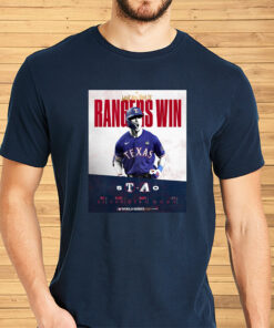 Went And Took It Rangers Win World Series Shirts