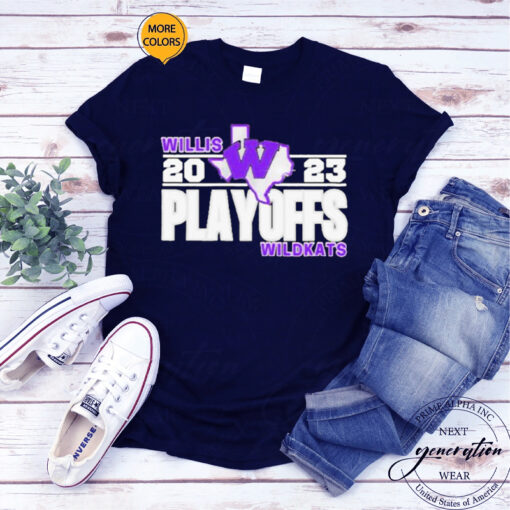 Willis Wildkats 2023 Playoffs T-Shirtt