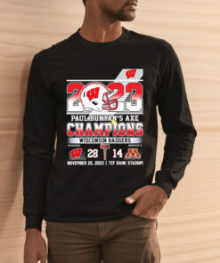 Wisconsin Badgers 2023 Paul Bunyan’s Axe Champions Shirt