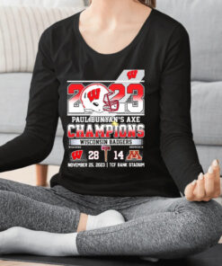 Wisconsin Badgers 2023 Paul Bunyan’s Axe Champions Shirts