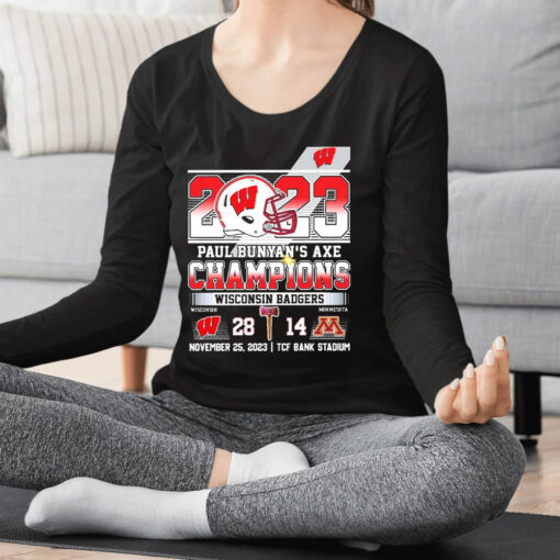 Wisconsin Badgers 2023 Paul Bunyan’s Axe Champions Shirts