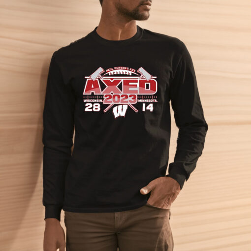 Wisconsin Badgers vs. Minnesota Golden Gophers 2023 Paul Bunyan’s Axe Score TShirt