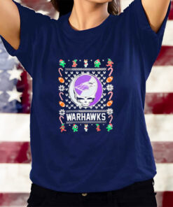 Wisconsin whitewater warhawks x grateful dead Christmas ugly official And Skull T-Shirts