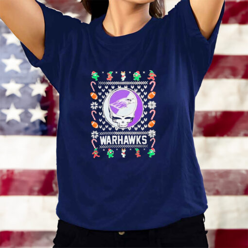 Wisconsin whitewater warhawks x grateful dead Christmas ugly official And Skull T-Shirts