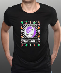 Wisconsin whitewater warhawks x grateful dead Christmas ugly official And Skull T-Shirtt