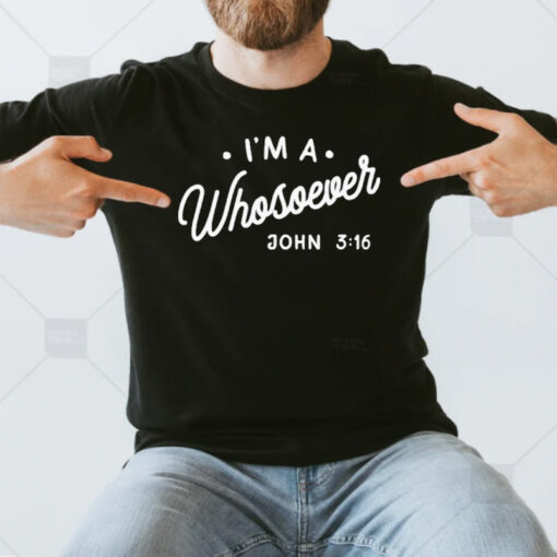 Women’s I’m A Whosoever John 3 16 Print Casual Shirts