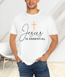 Women’s Jesus Is Essential Print Long Sleeve Sweat T-Shirtt