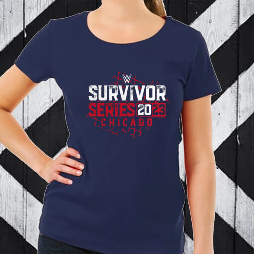 Wwe Fanatics Branded Survivor Series 2023 Chain Link Fence TShirt