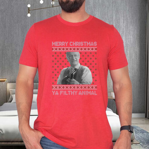 Ya Filthy Animal Tacky Merry Christmas Sweater T-Shirt