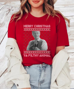 Ya Filthy Animal Tacky Merry Christmas Sweater TShirt