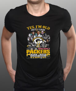 Yes I Am Old But I Saw Packers Back 2 Back Superbowl Champions First World Championship Game Afl Vs Nfl Superbowl Ii T-Shirts