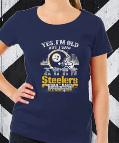 Yes I Am Old But I Saw Steelers Back 2 Back Superbowl Champions T-Shirt