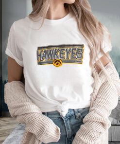 Youth Gold Iowa Hawkeyes Script & Logo T-Shirtt