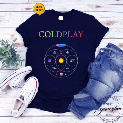 coldplay Music Of The Spheres Tour 2023 T-shirt