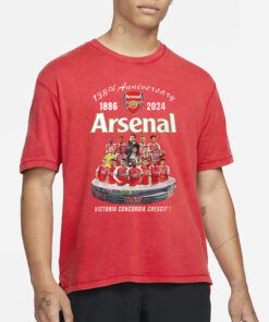 138th Anniversary 1886 – 2024 Arsenal Victoria Concordia Crescit T-Shirts
