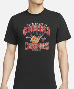2022 2023 Eastern Conference Champions Miami Heat NBA Retro T-Shirt