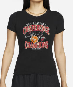 2022 2023 Eastern Conference Champions Miami Heat NBA Retro T-Shirts