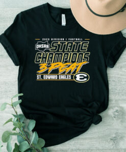 2023 Ohsaa Football Division I 3-Time State Champions St. Edward Eagles Shirt