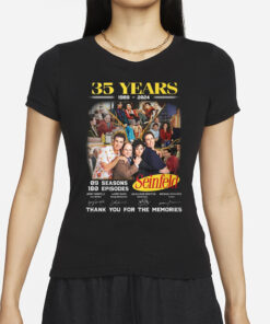 35 Years 1989 – 2024 Seinfeld 09 Seasons 180 Episodes Thank You For The Memories T-Shirt