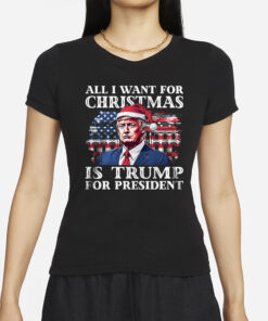 ALL I WANT FOR CHRISTMAS IS TRUMP T-SHIRTS