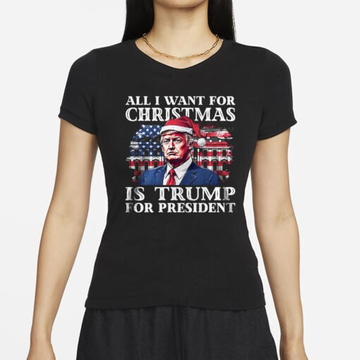 ALL I WANT FOR CHRISTMAS IS TRUMP T-SHIRTS