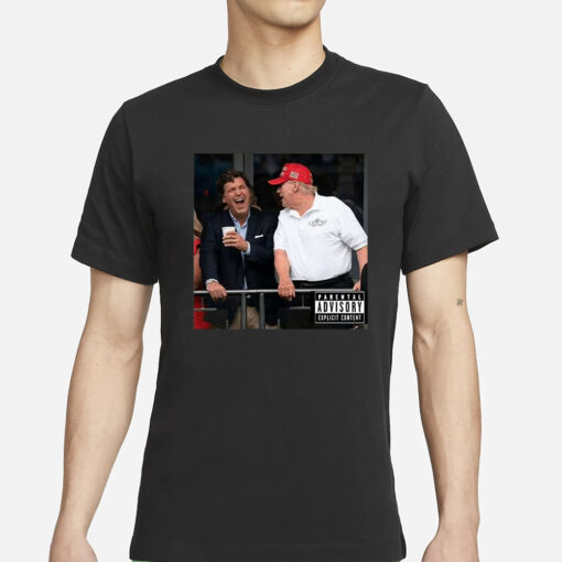 ALX Tucker Carlson And Donald Trump Parental Advisory T-Shirt