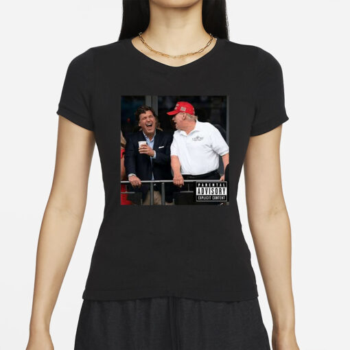 ALX Tucker Carlson And Donald Trump Parental Advisory T-Shirts