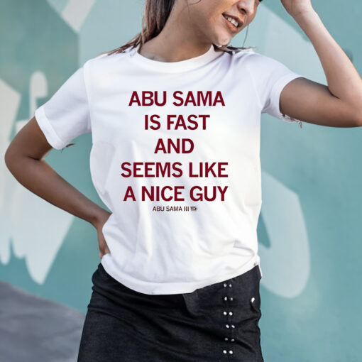 Abu Sama is fast and seems like a nice guy Iowa State Cyclones T-Shirtt