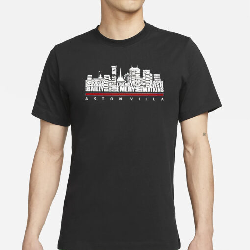 Astonvilla 23 24 Classic Skyline T-Shirt