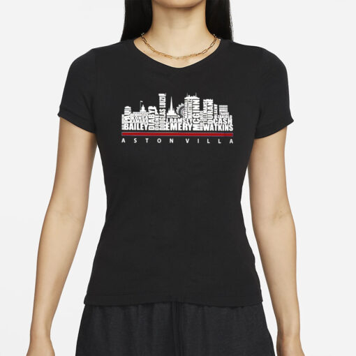 Astonvilla 23 24 Classic Skyline T-Shirts