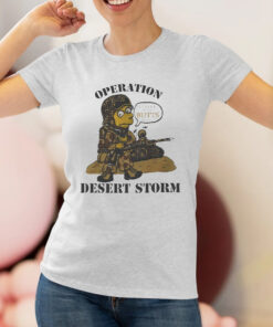 Bart Simpson Operation Desert Storm Shirt