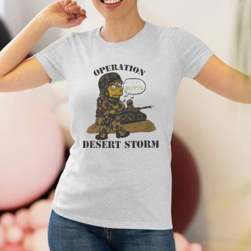 Bart Simpson Operation Desert Storm Shirt