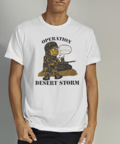 Bart Simpson Operation Desert Storm Shirts