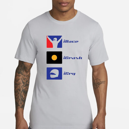 Basic Ollie Irace Icrash Icry T-Shirts