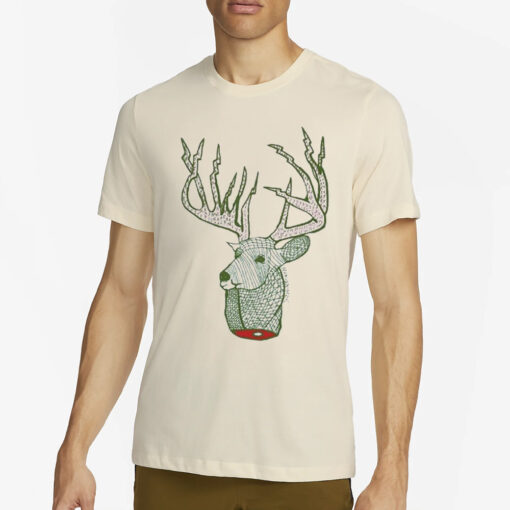 Bear Vs Shark Deer Head T-Shirt