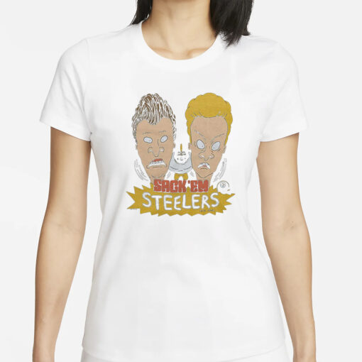 Beavis And Butt-Head Steelers Sack ‘Em T-Shirts