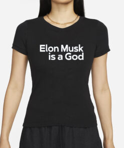 Biden Wearing Elon Musk Is A God T-Shirt