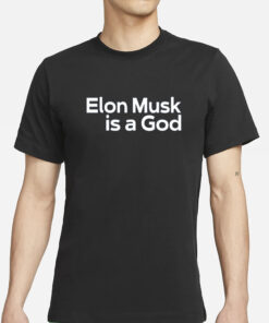 Biden Wearing Elon Musk Is A God T-Shirts