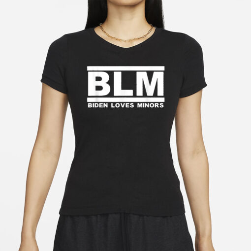 Bo Loudon BLM Biden Loves Minors T-Shirts