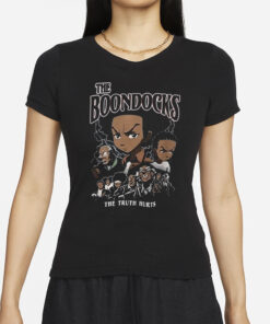 Boondocks Poster Shirt The Truth Hurts Cartoon Network Anime T-Shirt