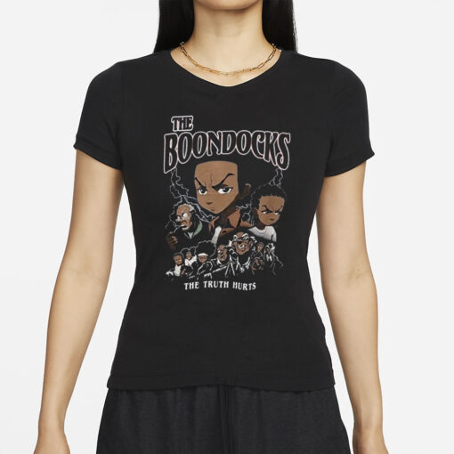 Boondocks Poster Shirt The Truth Hurts Cartoon Network Anime T-Shirt