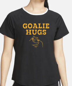 Boston Goalie Hugs Crewneck-Unisex T-Shirt3