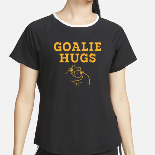 Boston Goalie Hugs Crewneck-Unisex T-Shirt3