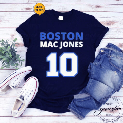 Boston No 10 Mac Jones T-Shirt