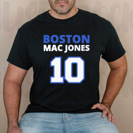 Boston No 10 Mac Jones TShirt