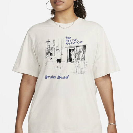 Brain Dead X The Postal Service T-Shirt2