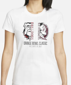 Bulldogs Vs Seminoles Orange Bowl Classic T-Shirt