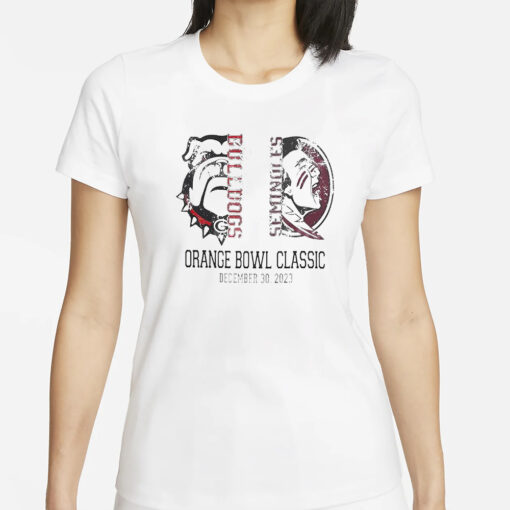 Bulldogs Vs Seminoles Orange Bowl Classic T-Shirt