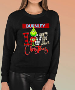 Burnley Grinch Love Christmas T-Shirt