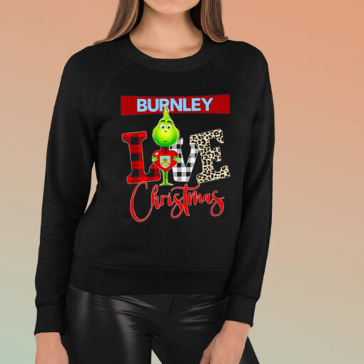 Burnley Grinch Love Christmas T-Shirt